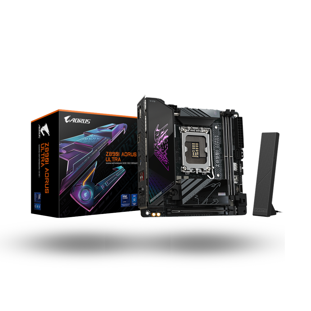 Gigabyte Z890I Aorus Ultra (LGA1851, Z890, DDR5, USB3.2 Gen2x2 Type-C, SATA3)