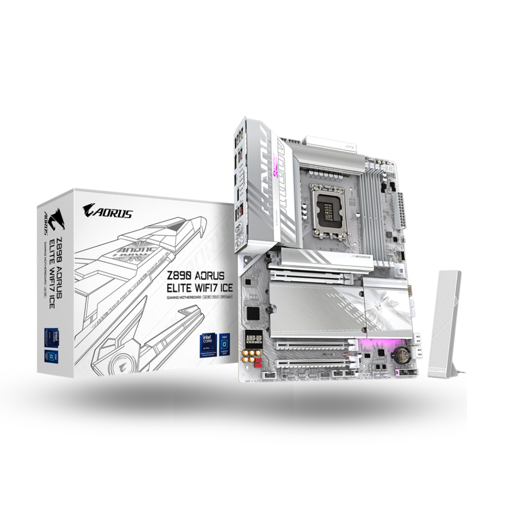 Gigabyte Z890 Aorus Elite WIFI7 ICE (LGA1851, Z890, DDR5, USB3.2 Gen2x2 Type-C, SATA3)