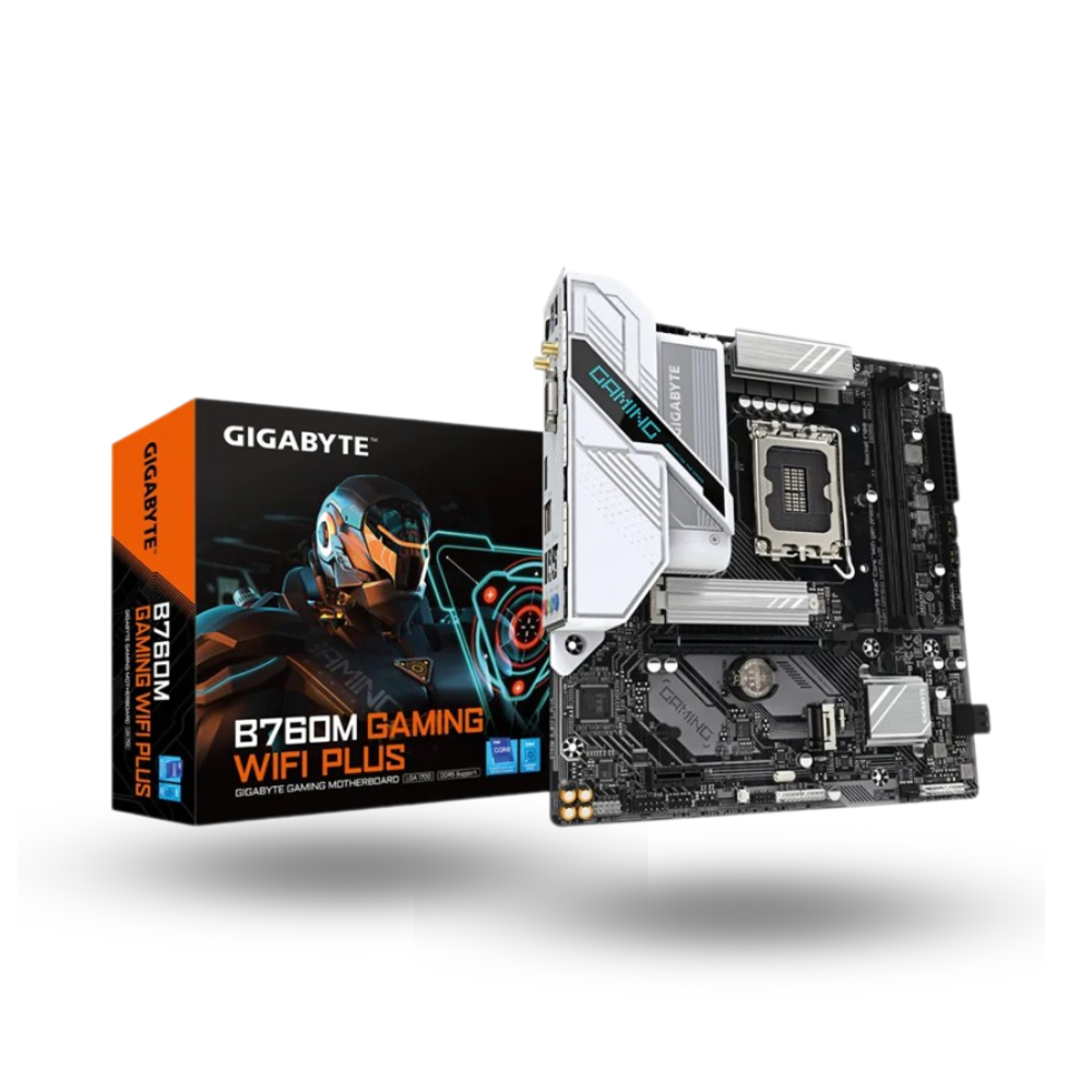 Gigabyte B760M Gaming WIFI Plus (LGA1700, B760, DDR5, USB3.2, SATA3)