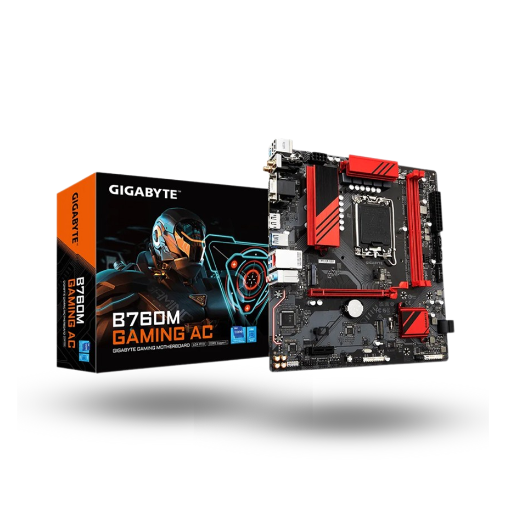 Gigabyte B760M Gaming AC (LGA1700, B760, DDR5, USB3.2, SATA3)