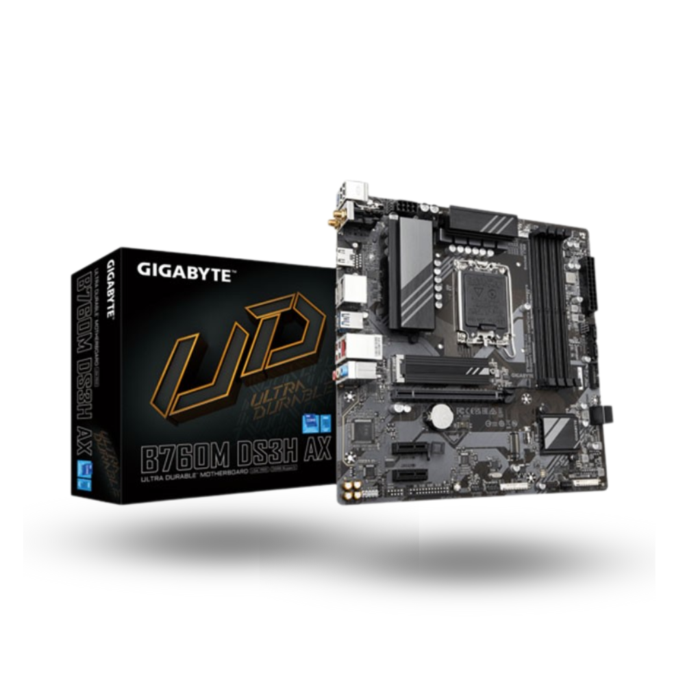 Gigabyte B760M DS3H AX (LGA1700, B760, DDR5, USB3.2, SATA3)