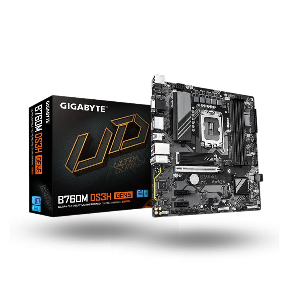 Gigabyte B760M DS3H GEN5 (LGA1700, B760, DDR5, USB3.2, SATA3)