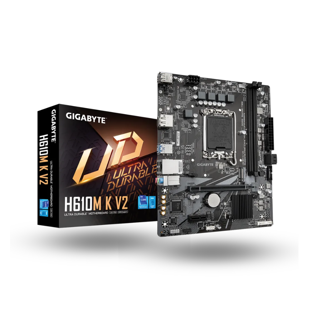Gigabyte H610M K V2 (LGA1700, H610, DDR5, USB3.2, SATA3)