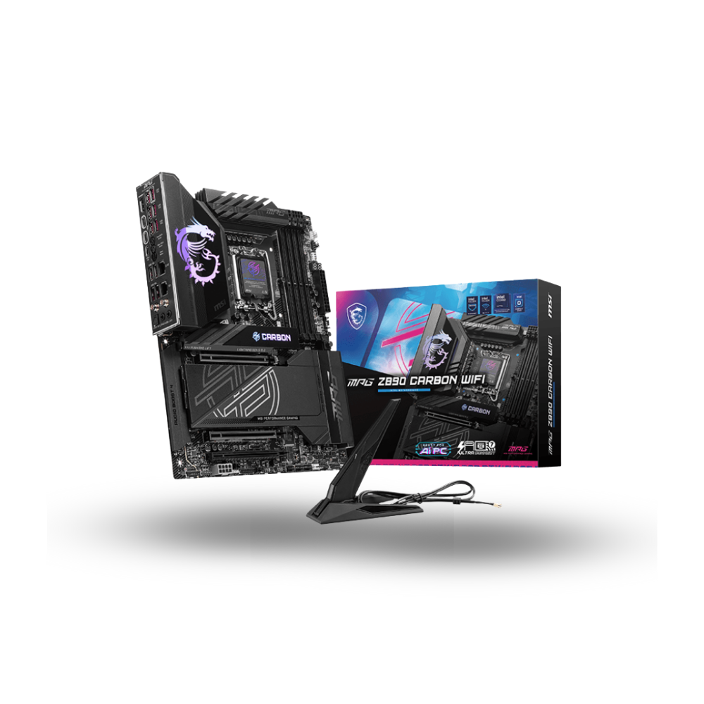 MSI MPG Z890 CARBON WIFI (LGA1851, Z890, DDR5, USB3.2 Gen2x2 Type-C, SATA3)