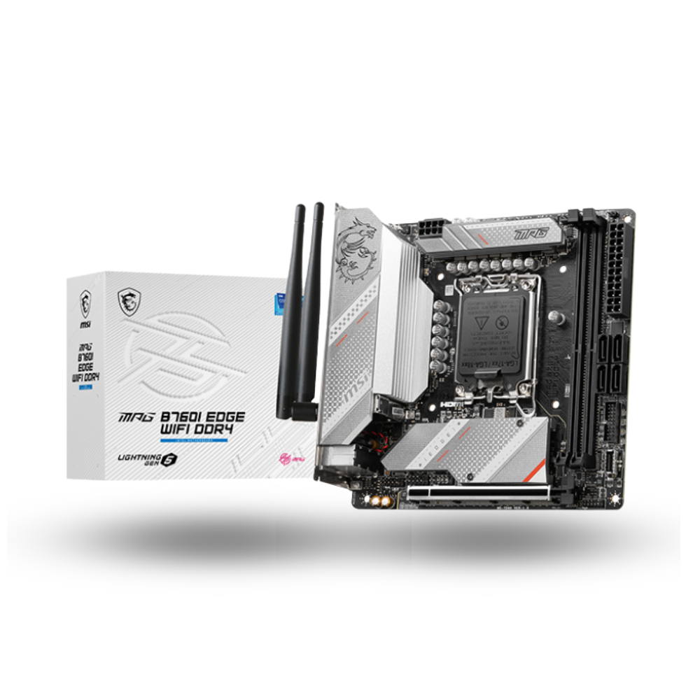 MSI MPG B760I EDGE WIFI DDR4 (LGA1700, B760, DDR4, USB3.2 Type-C, SATA3)