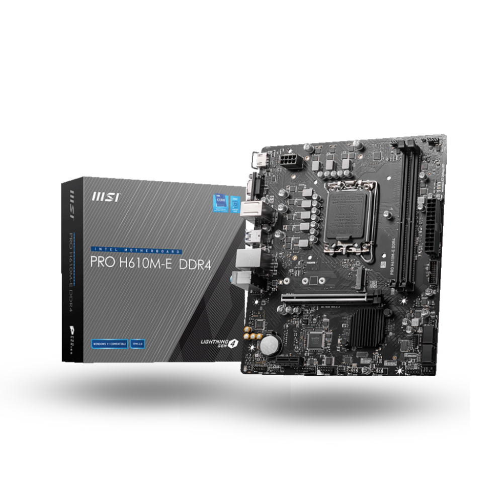MSI PRO H610M-E DDR4 (LGA1700, H610, DDR4, USB3.2, SATA3)