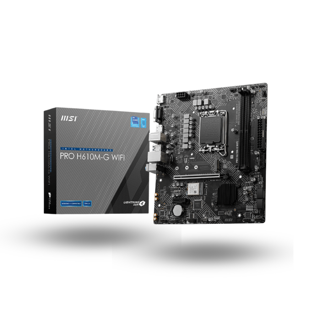 MSI PRO H610M-G (LGA1700, H610, DDR5, USB3.2, SATA3)