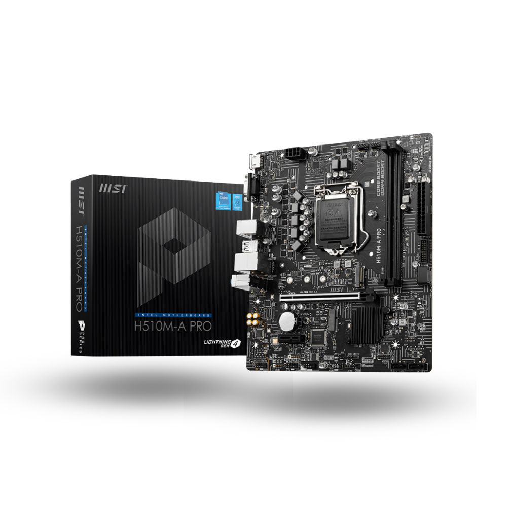 MSI H510M-A PRO (LGA1200, H510, DDR4, USB3.2, SATA3)(By WPG)