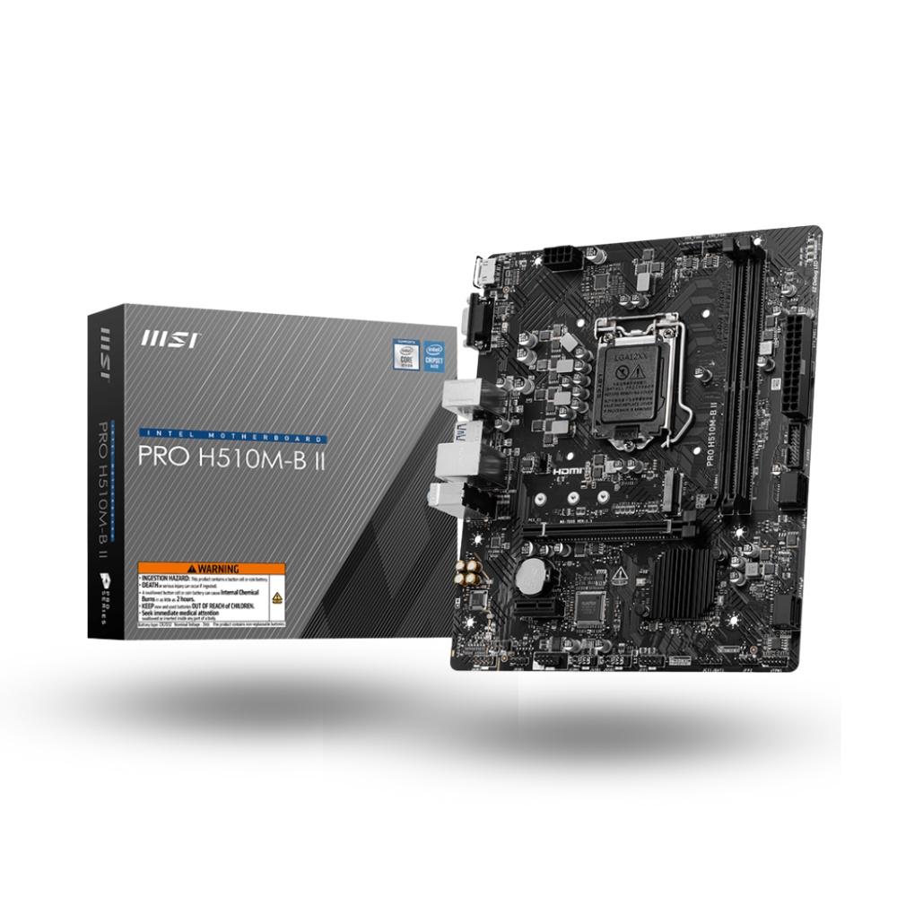 MSI PRO H510M-B II (LGA1200, H470, DDR4, USB3.2, SATA3)