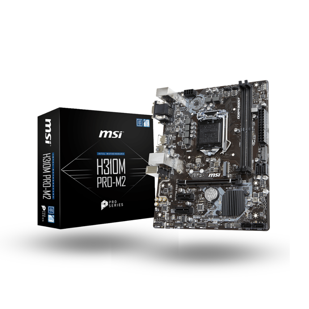 MSI H310M PRO-M2 (LGA1151V2, H310, DDR4, USB3.1, SATA3)