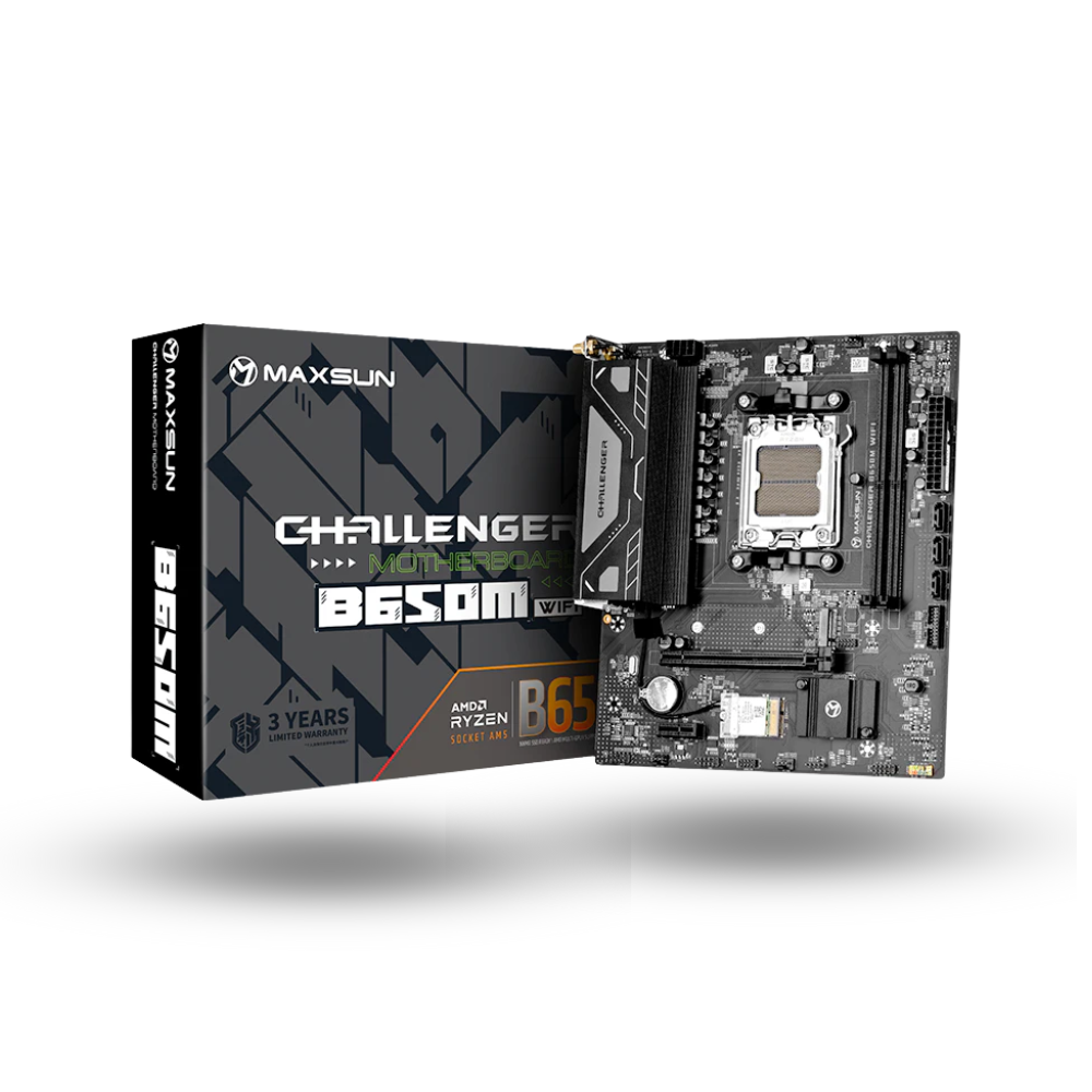 MAXSUN Challenger B650M WIFI (AM5, AMD B650, DDR5, USB3.2, SATA3)