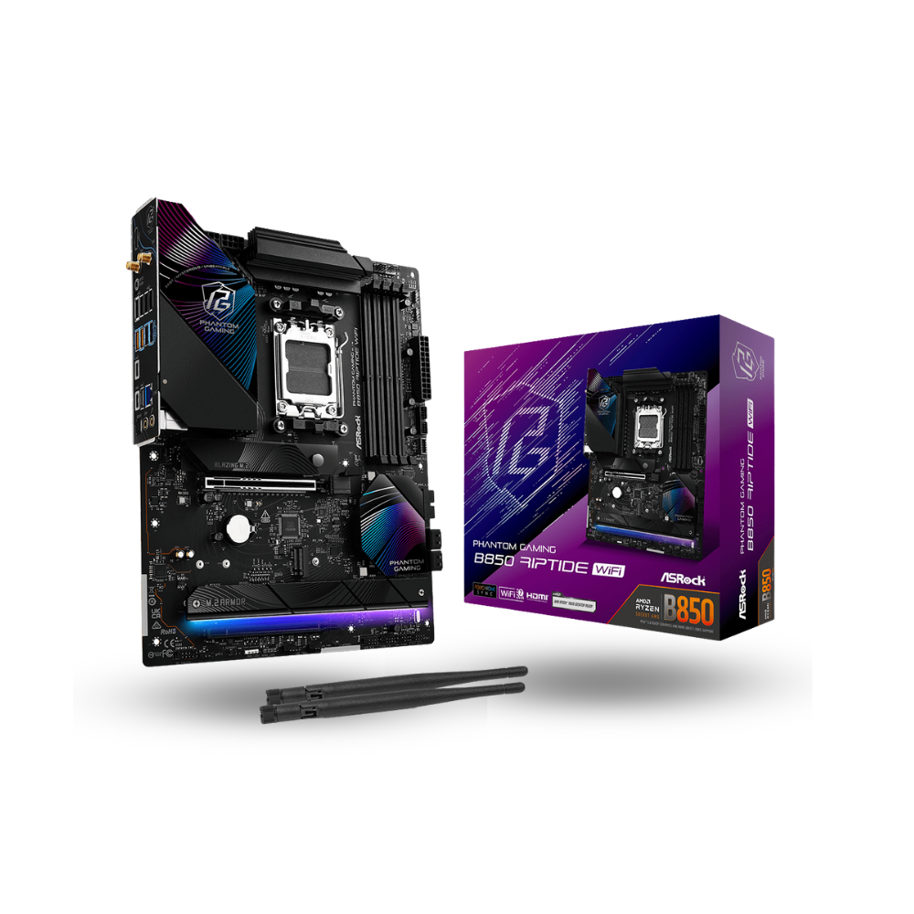 ASRock B850 Riptide WIFI (AM5, AMD B850, DDR5, USB3.2 Type-C, SATA3)