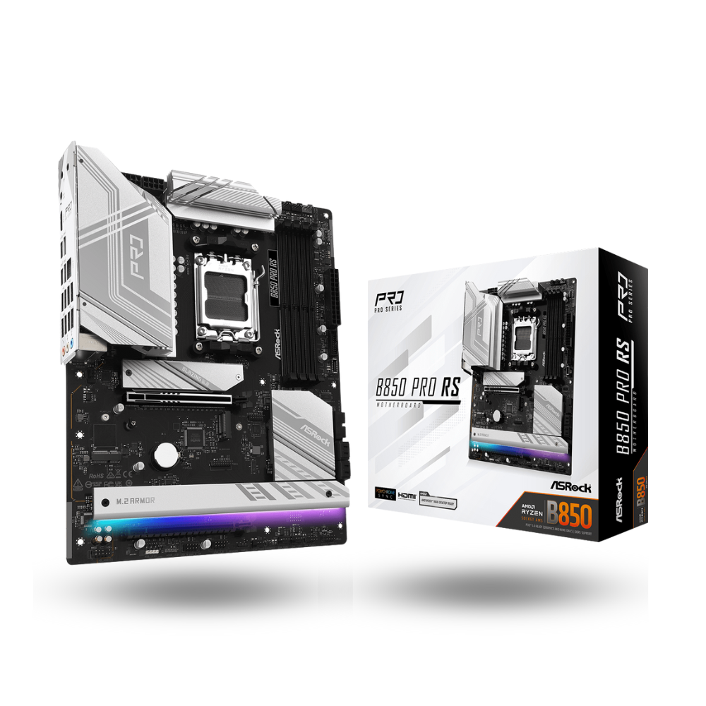 ASRock B850 Pro RS (AM5, AMD B850, DDR5, USB3.2 Type-C, SATA3)