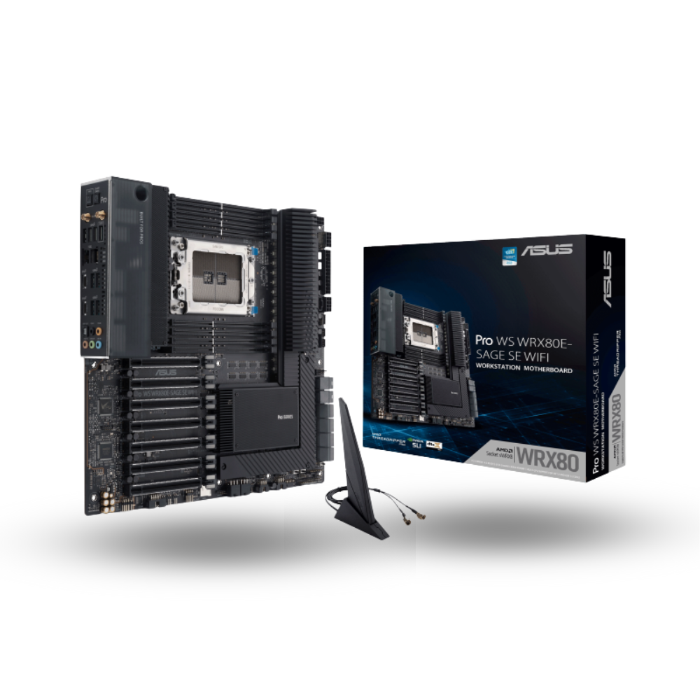 Asus PRO WS WRX80E-SAGE SE WIFI (sWRX8, AMD WRX80, DDR4, USB 3.2, SATA3)