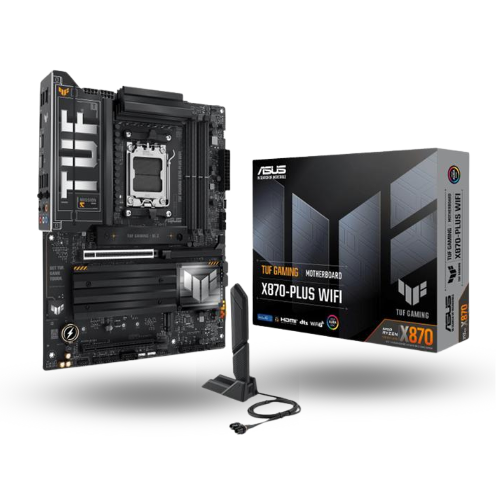 Asus TUF GAMING X870-PLUS WIFI (AM5, AMD X870, DDR5, USB3.2 Type-C, SATA3)