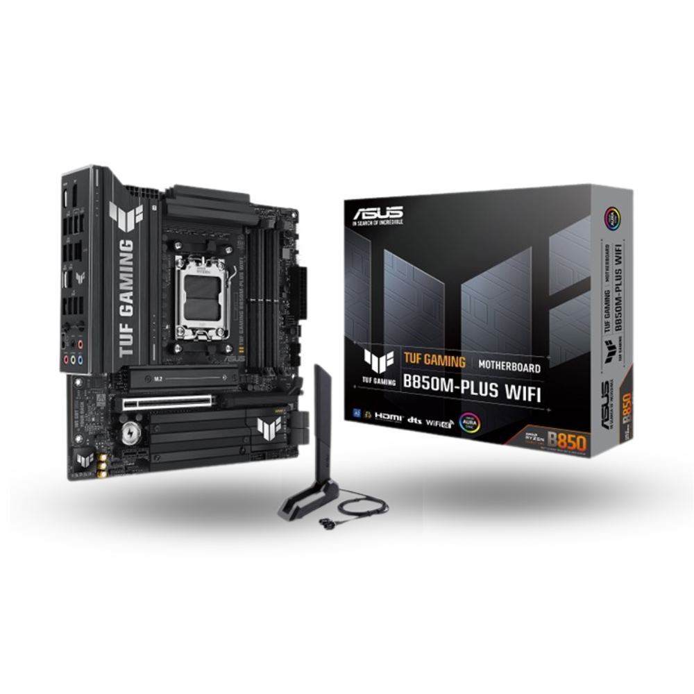 Asus TUF GAMING B850-PLUS WIFI (AM5, AMD B850, DDR5, USB3.2 Type-C, SATA3)