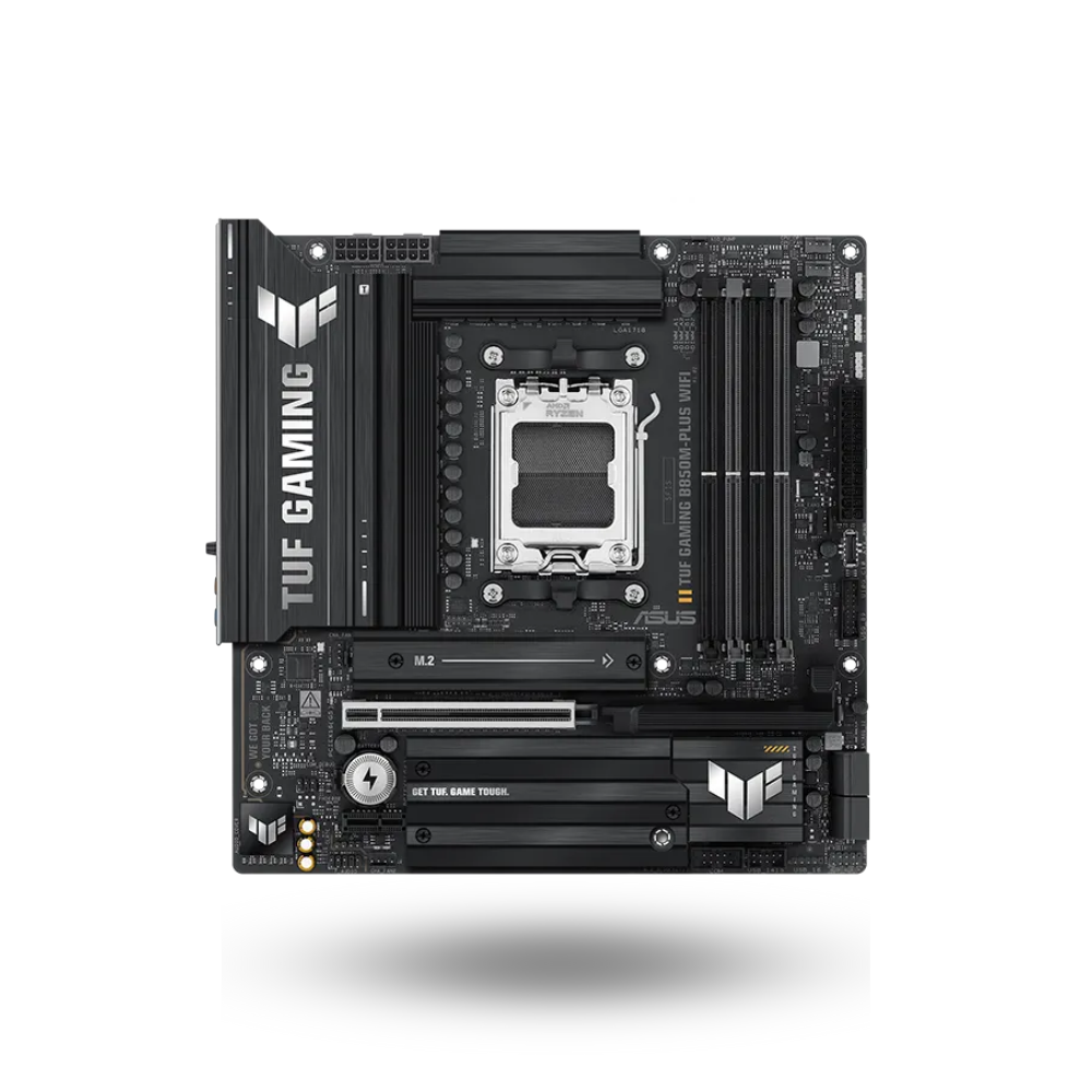 Asus TUF GAMING B850M-PLUS WIFI7 W (AM5, AMD B850, DDR5, USB3.2 Type-C, SATA3)