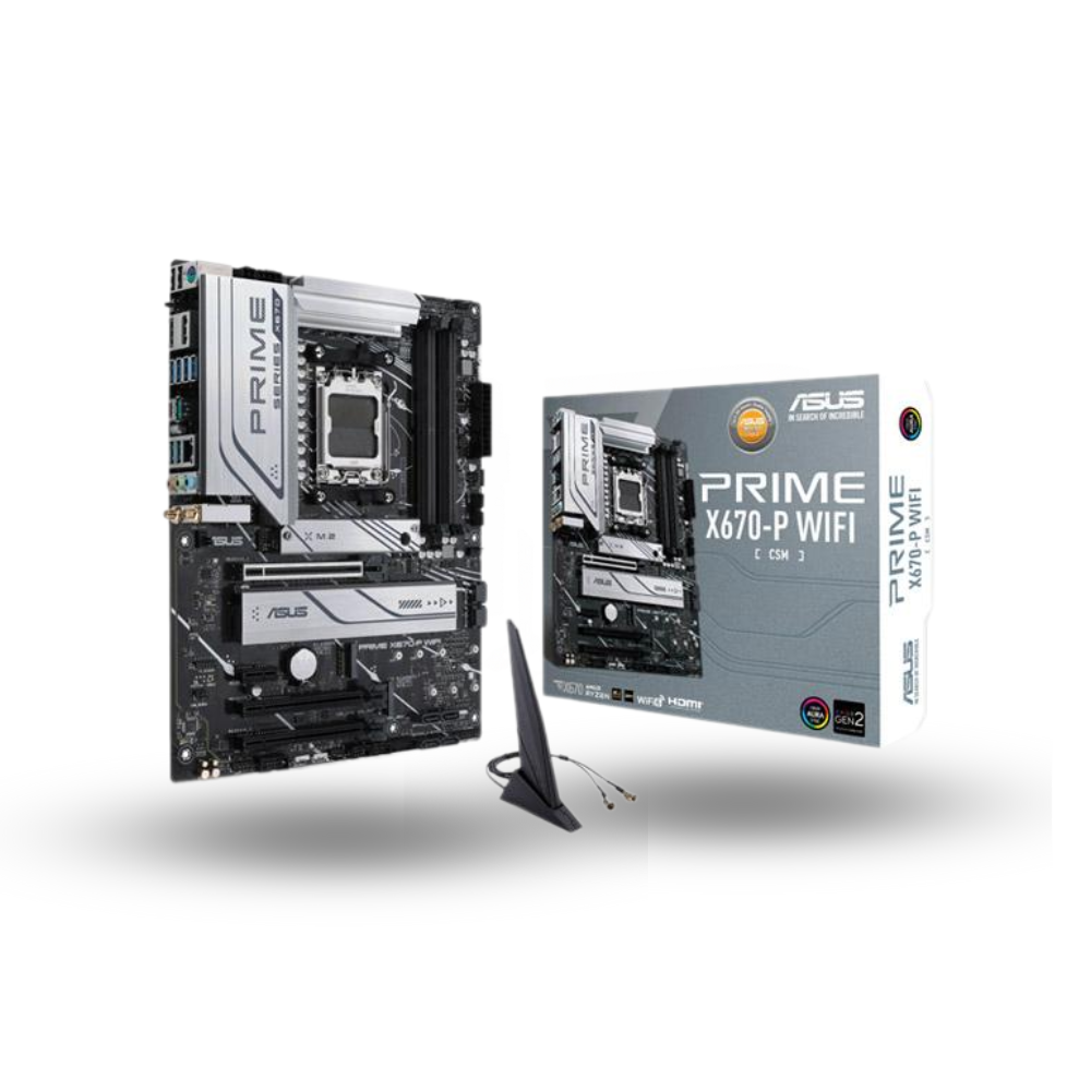 Asus PRIME X670-P WIFI-CSM (AM5, AMD X670, DDR5, USB3.2 Type-C, SATA3)