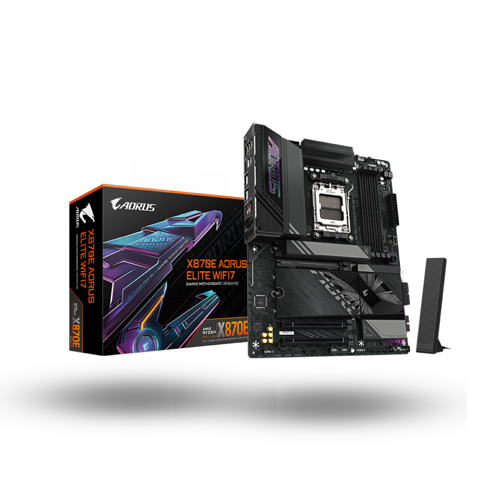 Gigabyte X870E AORUS ELITE WIFI7 (AM5, AMD X870E, DDR5, USB3.2 Type-C, SATA3)