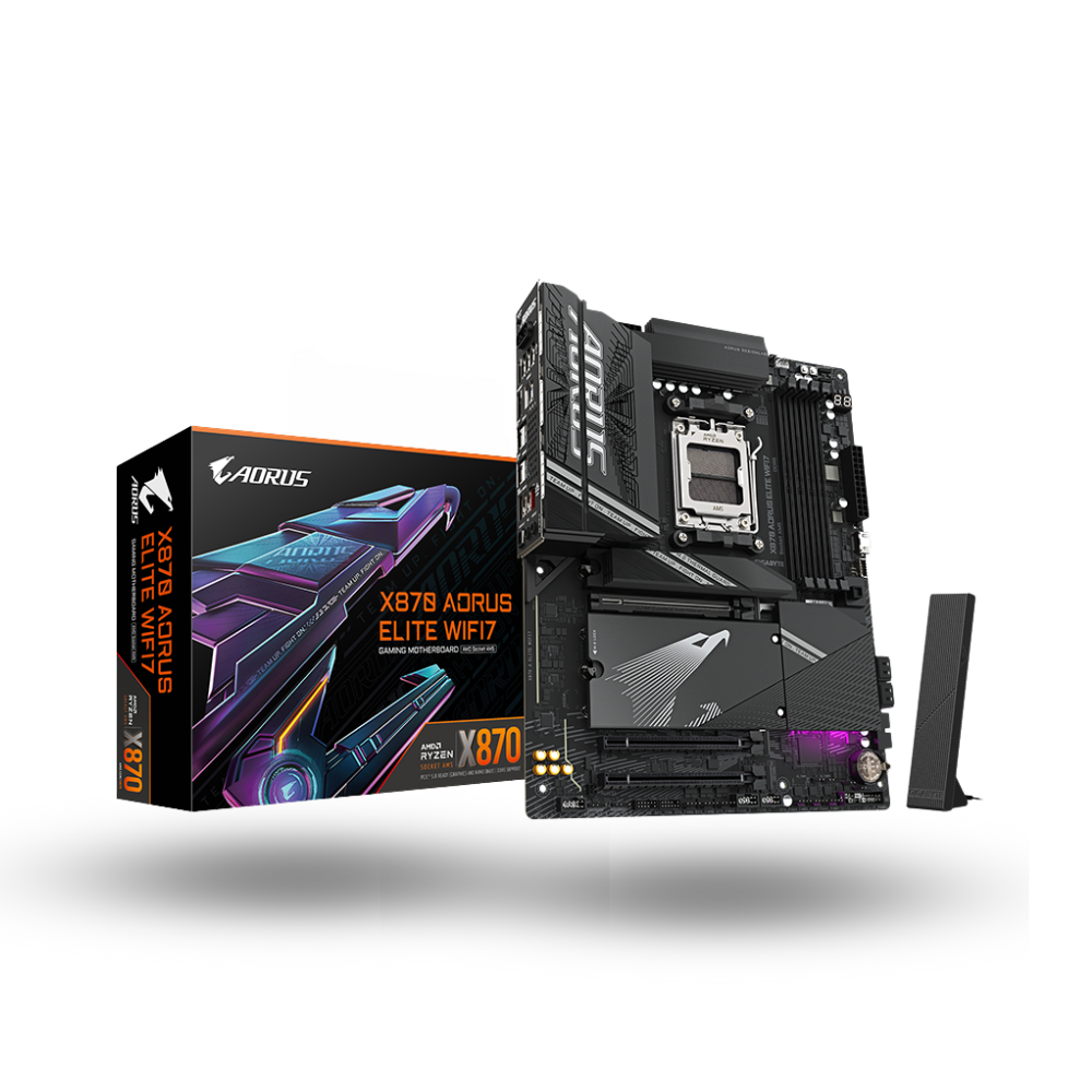 Gigabyte X870 AORUS ELITE WIFI7 (AM5, AMD X870, DDR5, USB3.2 Type-C, SATA3)