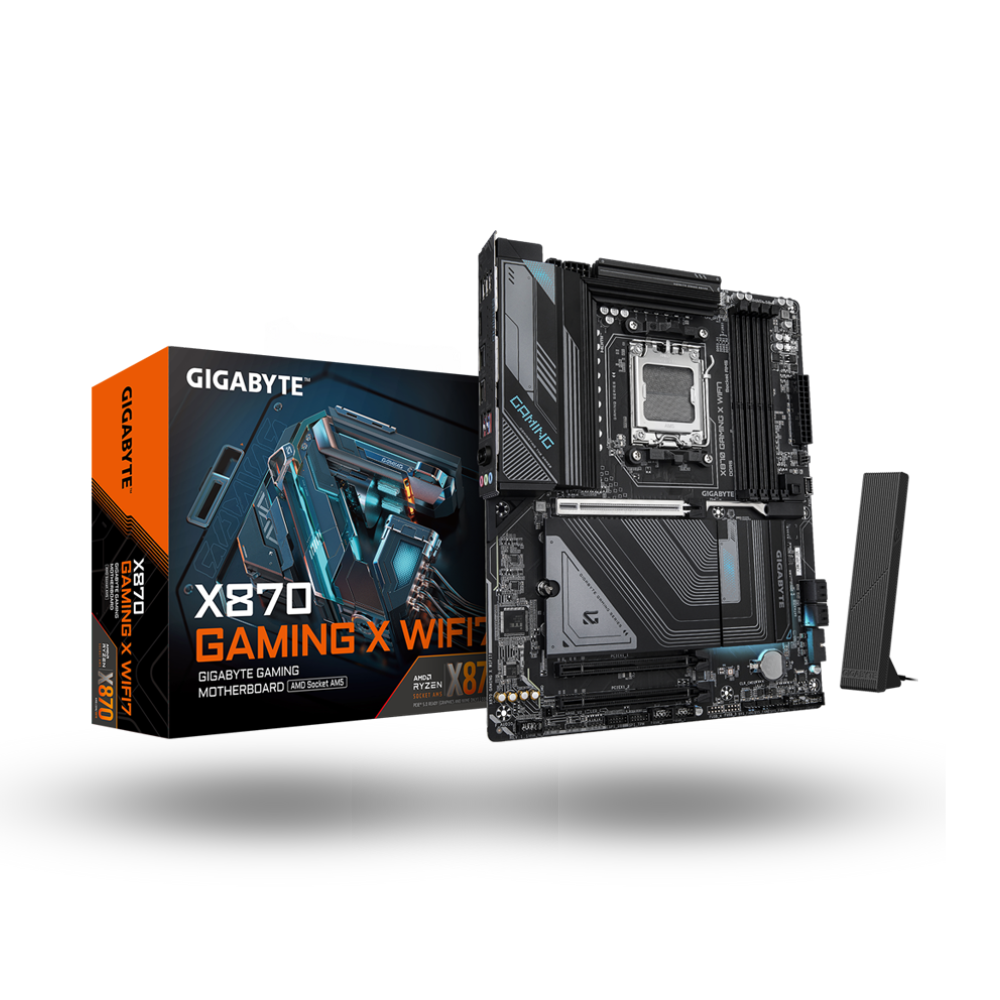 Gigabyte X870 GAMING X WIFI7 (AM5, AMD X870, DDR5, USB3.2 Type-C, SATA3)