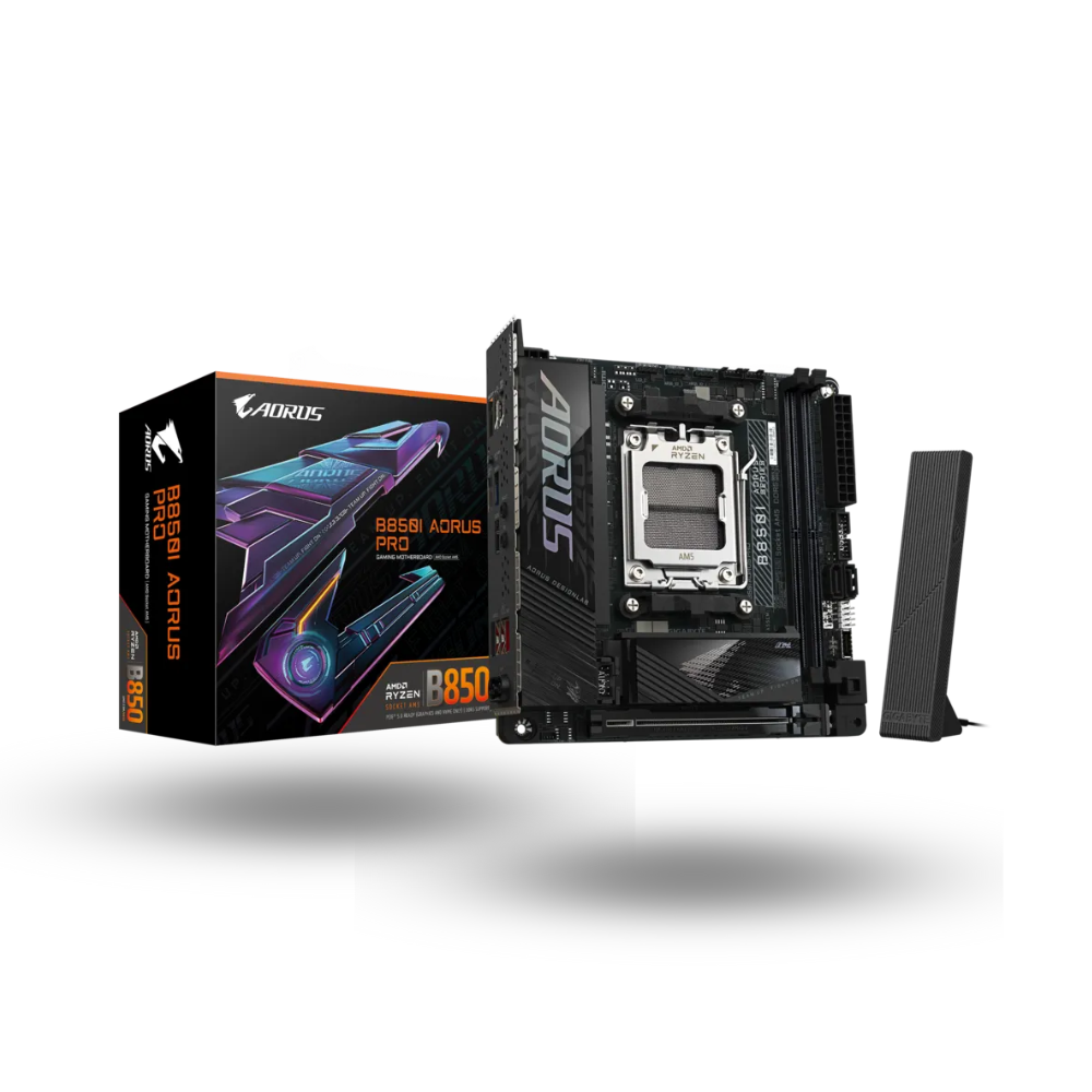Gigabyte B850I AORUS PRO (AM5, AMD B850, DDR5, USB3.2 Type-C, SATA3)