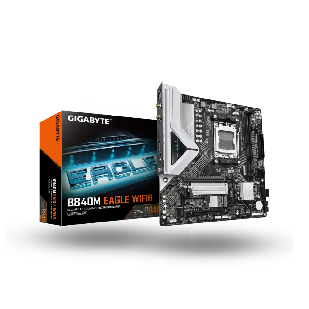 Gigabyte B840M EAGLE WIFI6 (AM5, AMD B840, DDR5, USB3.2 Type-C, SATA3)