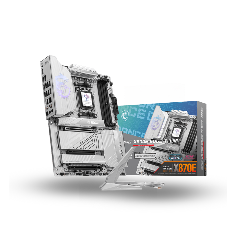 MSI MPG X870E EDGE TI WIFI (AM5, AMD X870E, DDR5, USB3.2 Type-C, SATA3)