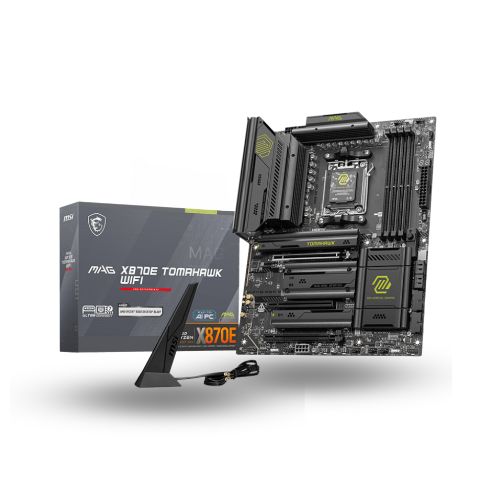 MSI MAG X870E TOMAHAWK WIFI (AM5, AMD X870E, DDR5, USB3.2 Type-C, SATA3)