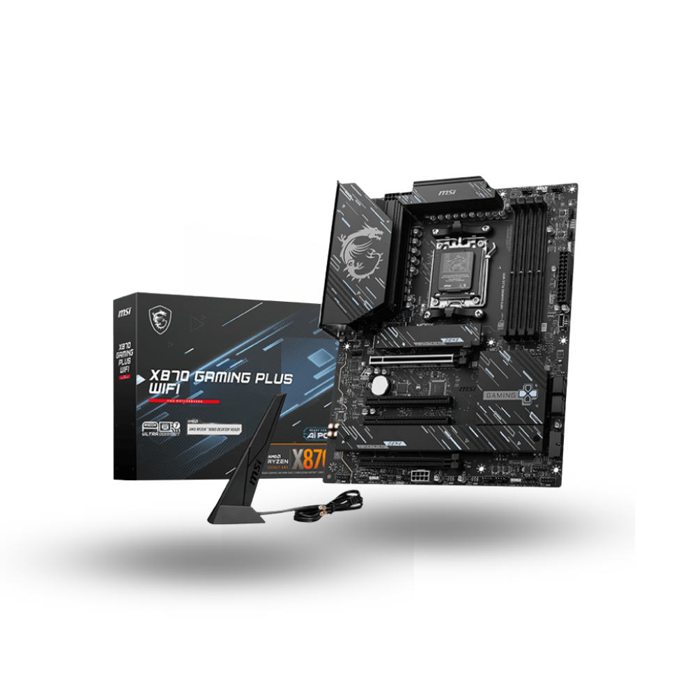 MSI X870 GAMING PLUS WIFI (AM5, AMD X870, DDR5, USB3.2 Type-C, SATA3)