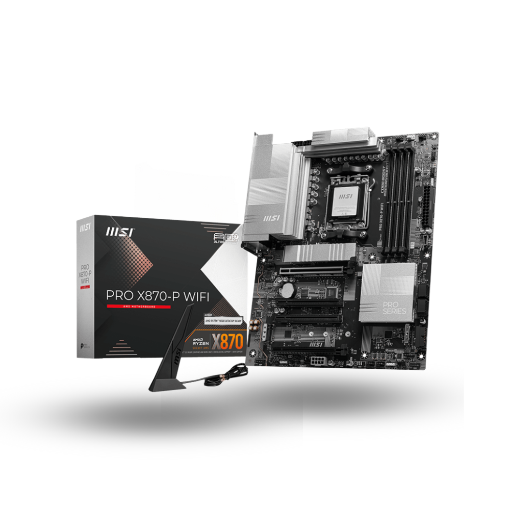 MSI PRO X870-P WIFI (AM5, AMD X870, DDR5, USB3.2 Type-C, SATA3)
