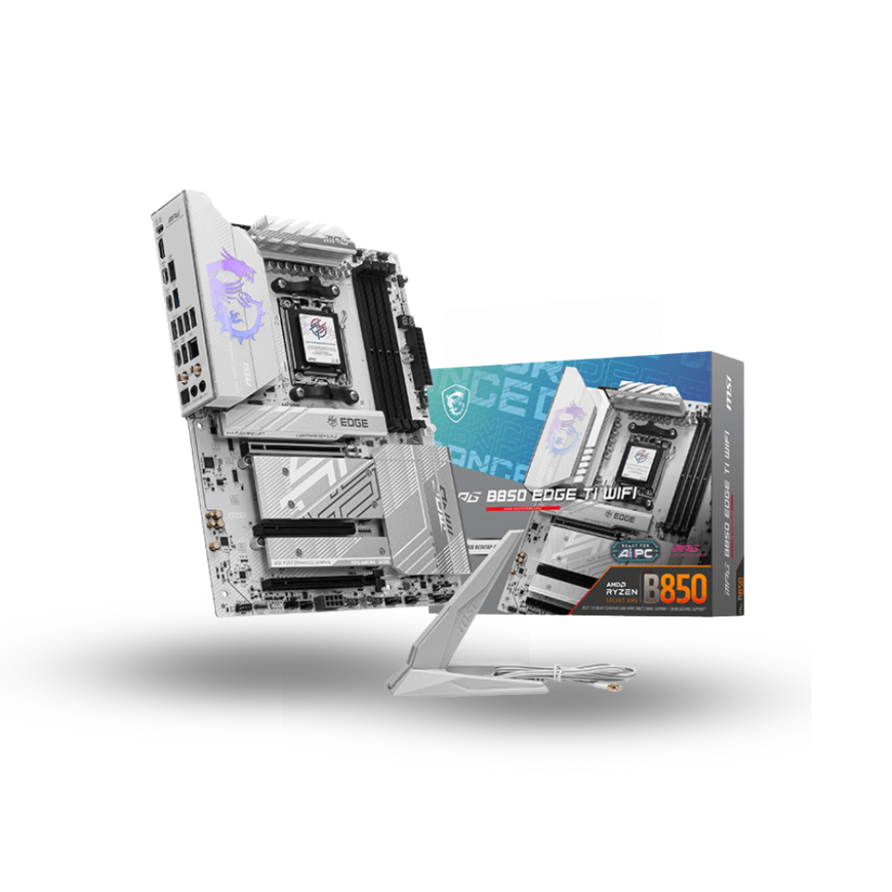 MSI MPG B850 EDGE TI WIFI (AM5, AMD B850, DDR5, USB3.2 Type-C, SATA3)