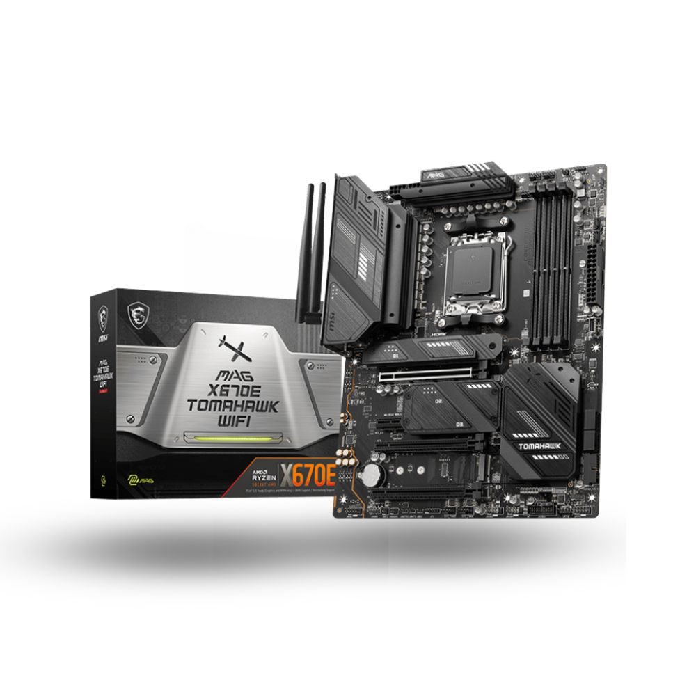 MSI MAG X670E TOMAHAWK WIFI (AM5, AMD X670, DDR5, USB3.2 Type-C, SATA3)