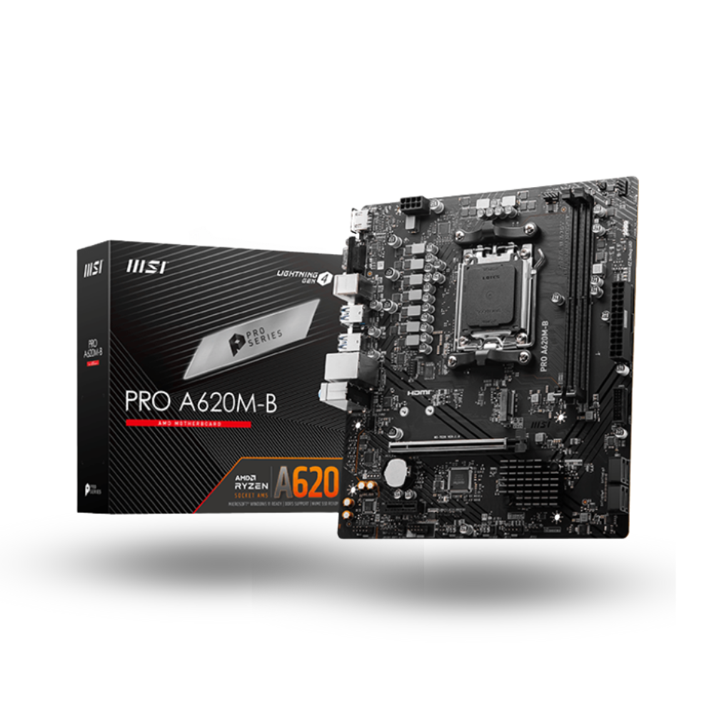 MSI PRO A620M-B (AM5, A620, DDR5, USB3.2, SATA3)