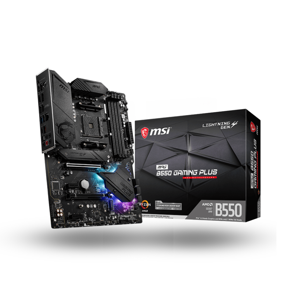 MSI MPG B550 Gaming Plus (AM4, AMD Promontory B550, DDR4, USB3.2 Type-C, SATA3)