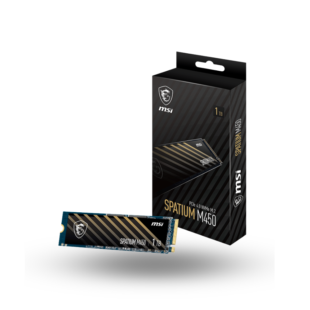 MSI Spatium M450 M.2 NVMe PCIe Gen4 x4 1TB - Grs 5th