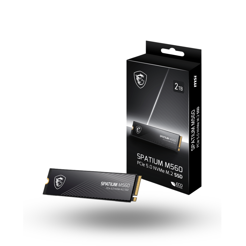 MSI Spatium M560 1TB M.2 NVMe PCIe Gen5 x4 - Grs 5th
