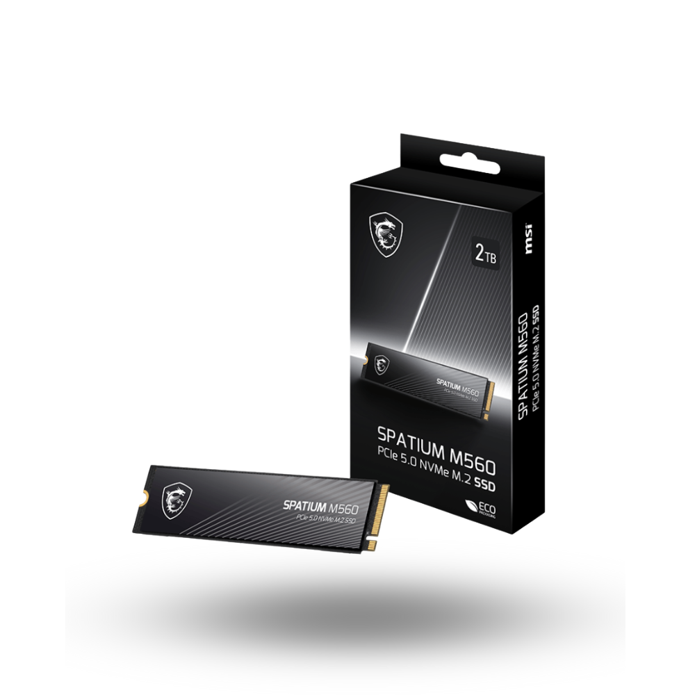 MSI Spatium M560 2TB M.2 NVMe PCIe Gen5 x4 - Grs 5th