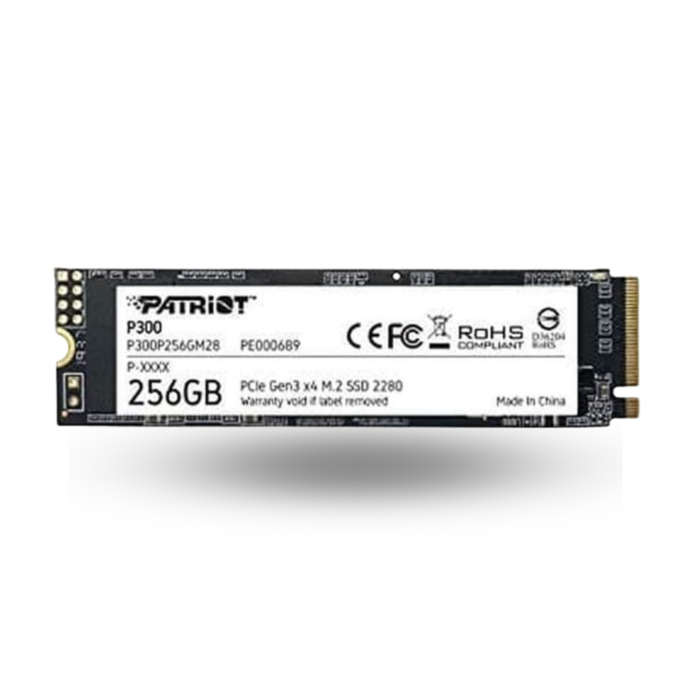 Patriot P300 256GB M.2 2280 PCIe Gen3 x4 - R1700MB/s W1100MB/s
