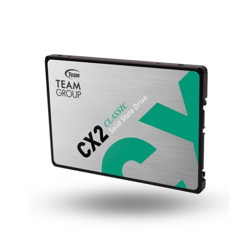 Team CX2 SSD SATA 2TB - T253X6002T0C101 - R 540MB/s & W 490MB/s