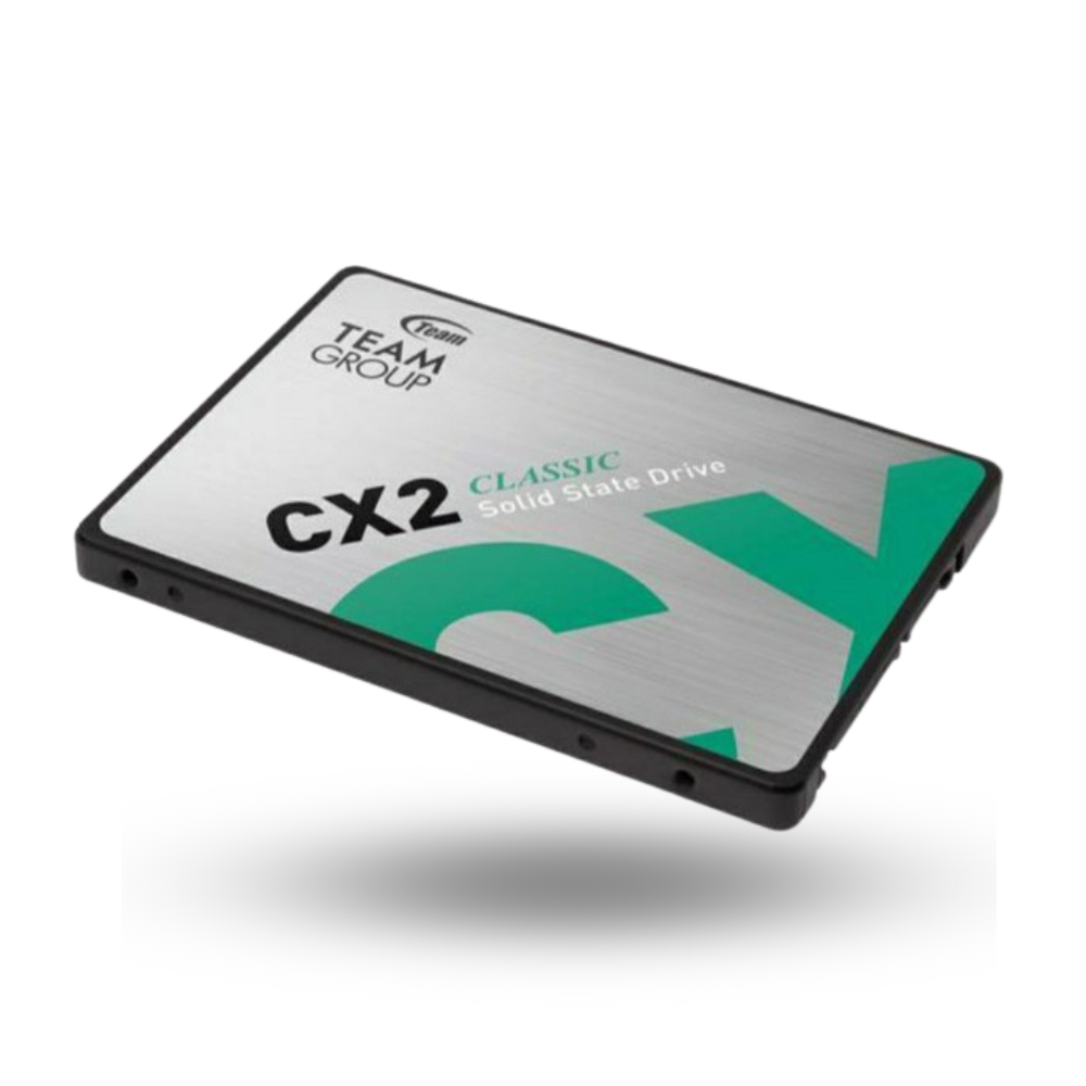 Team CX2 SSD SATA 1TB - T253X6001T0C101 - R 540MB/s & W 490MB/s