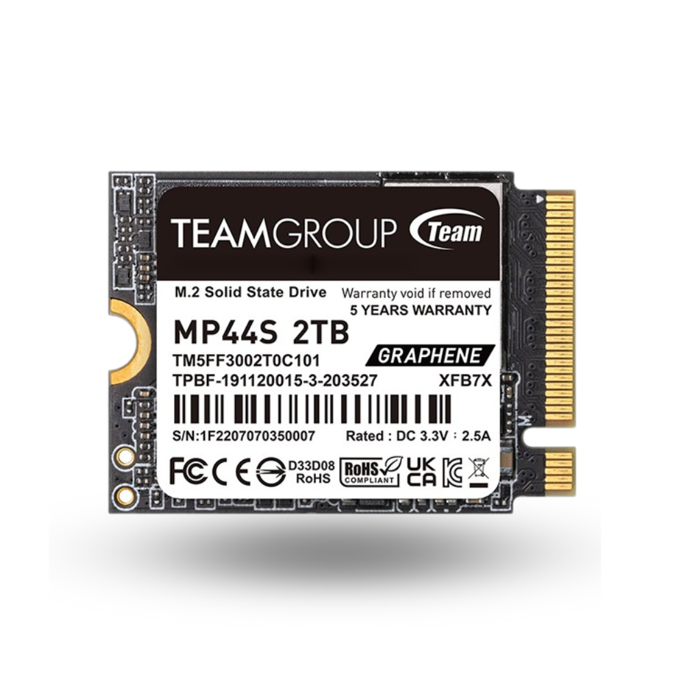 Team MP44S 2TB M.2 2230 PCIe Gen4 x4 - TM5FF3002T0C101 - R 5000MB/s & W 4500MB/s