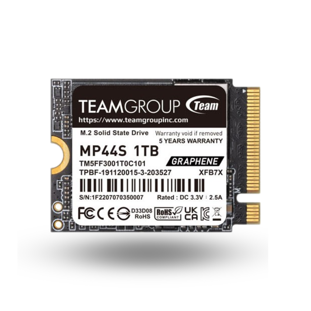 Team MP44S 1TB M.2 2230 PCIe Gen4 x4 - TM5FF3001T0C101 - R 5000MB/s & W 3500MB/s