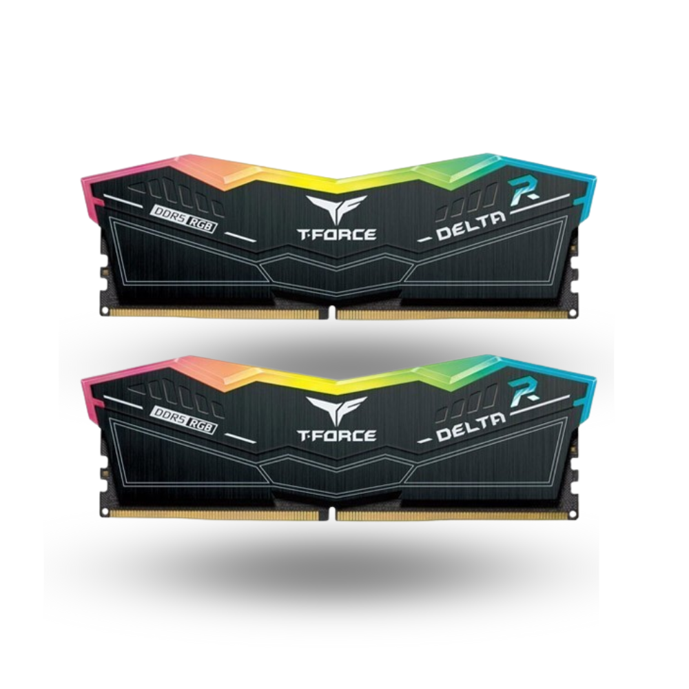 Team T-Force Delta RGB Black DDR5 PC44800 5600MHz 32GB (2x16GB) 36-36-36-76 - FF3D532G5600HC36BDC01