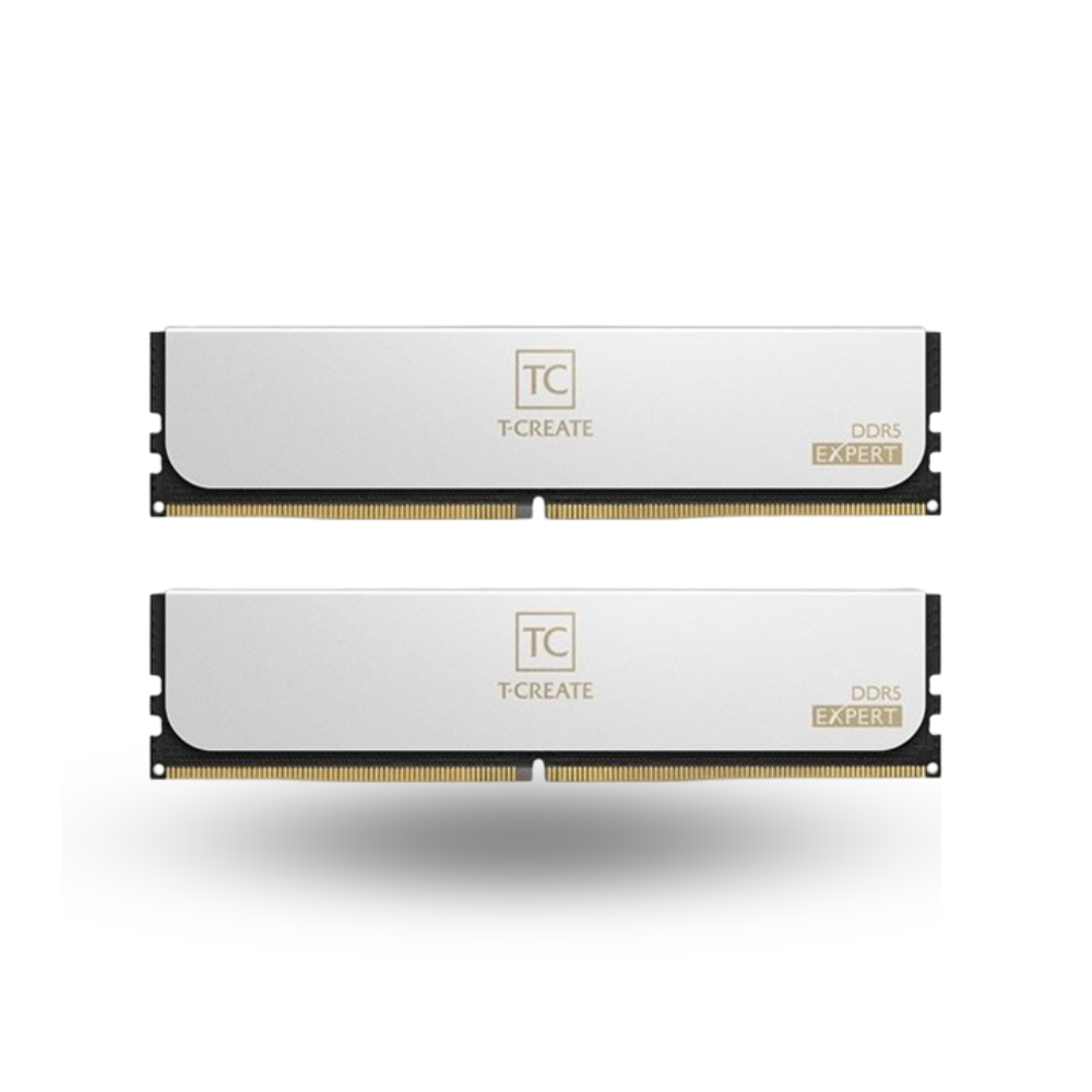 Team T-Create Expert White DDR5 PC51200 6400MHz 32GB (2x16GB) 40-40-40-84 - CTCWD532G6400HC40BDC01