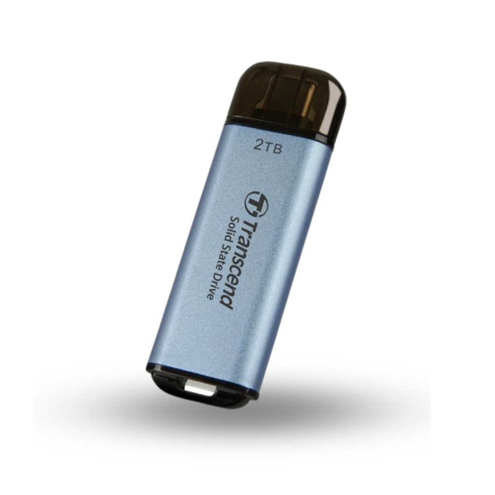 Transcend ESD300C 2TB Portable SSD USB 3.2 Type-C - Sky Blue