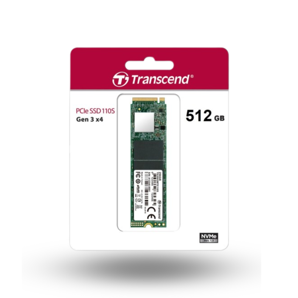Transcend TS512GMTE110S NVMe PCIe Gen3 x4 M.2 512GB