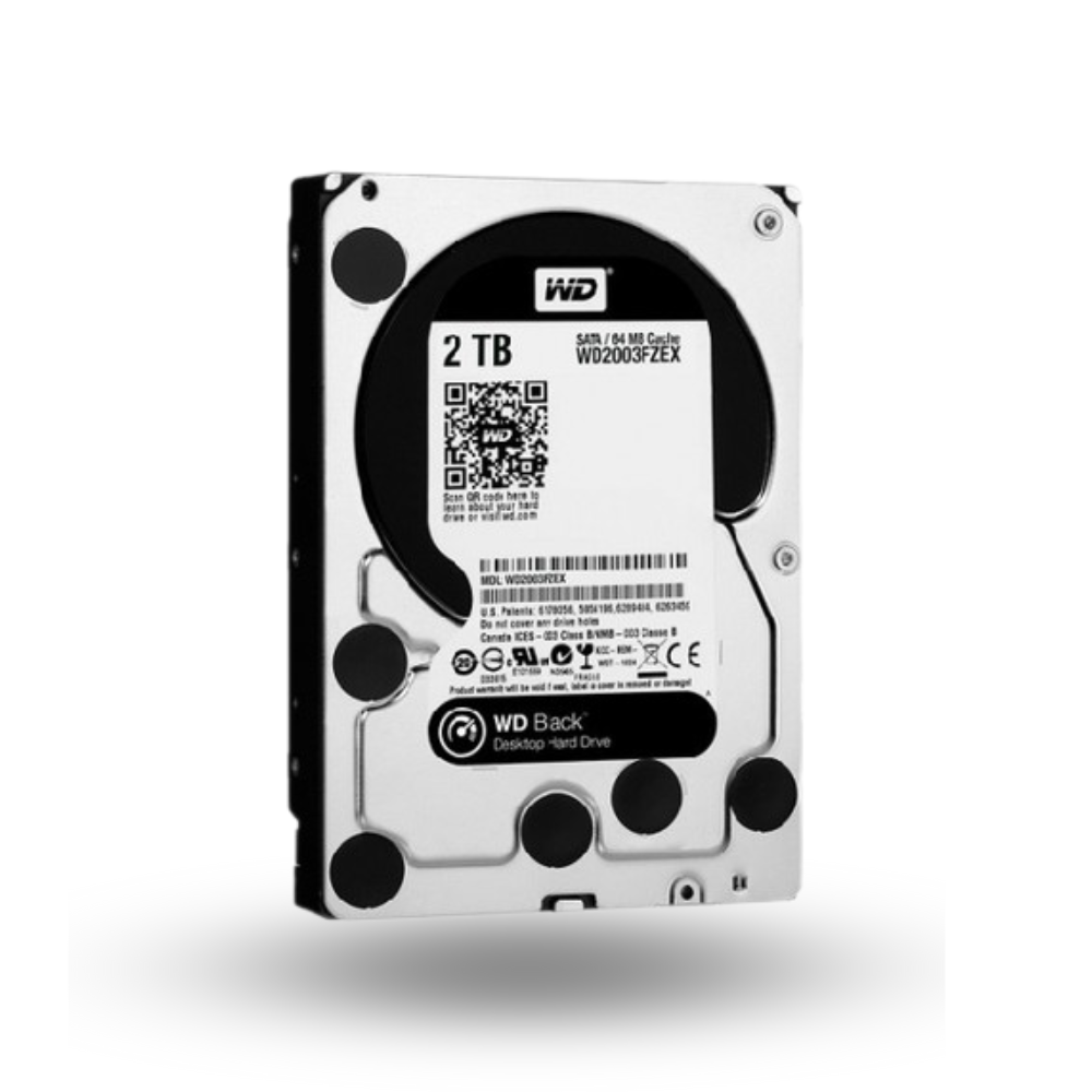 WDC 2TB SATA3 64MB - Black - WD2003FZEX - Garansi 5 Th