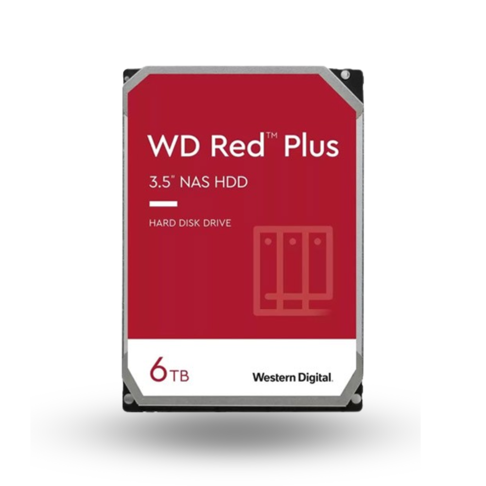 WDC 6TB SATA3 256MB - Red Plus - WD60EFPX - Garansi 3 Th (For NAS)