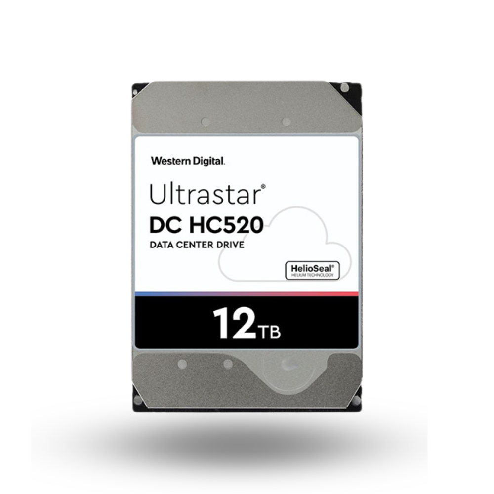 WD Ultrastar DC HC520 12TB SATA 7200RPM 256MB ISE - Garansi 5 Tahun